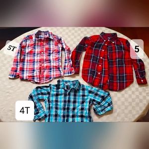 Boy's long sleeve shirts